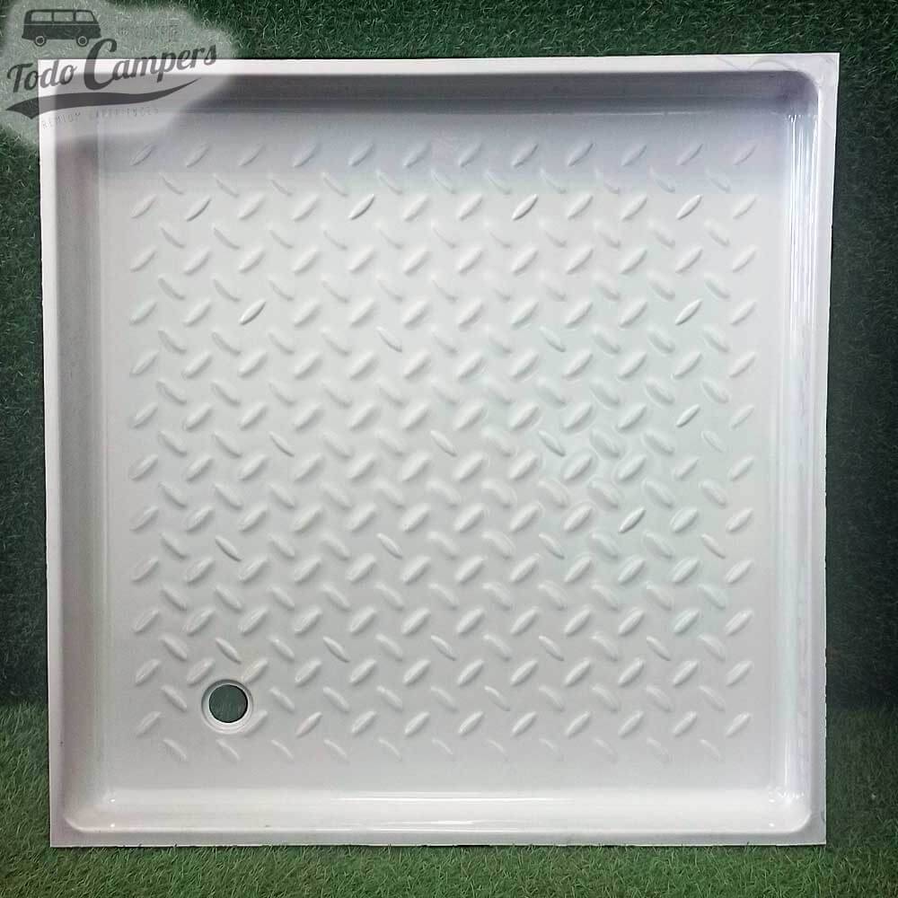 Plato de ducha blanco 60x60cm - Encastrable