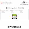 Pack de aislantes térmicos para el portón trasera de Volkswagen Caddy
