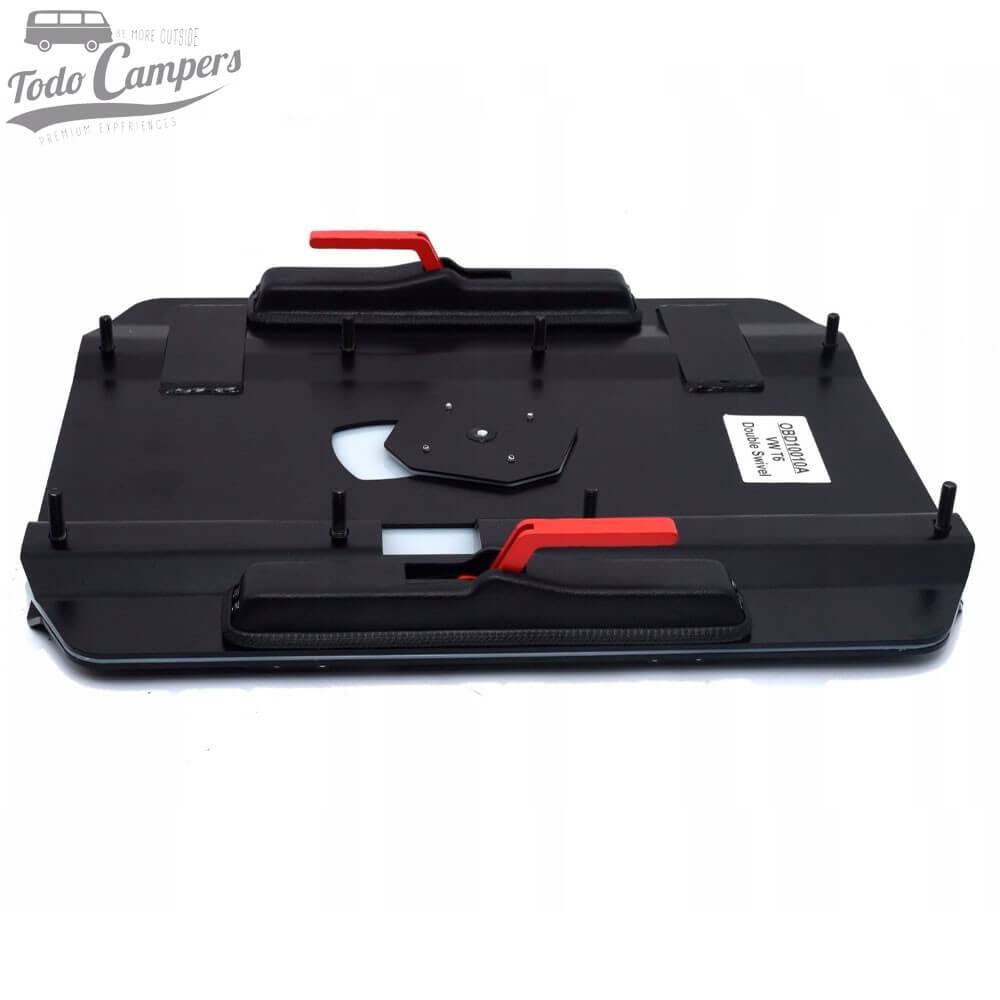 Ganhe espaço e conforto ao poder girar o banco para trás.