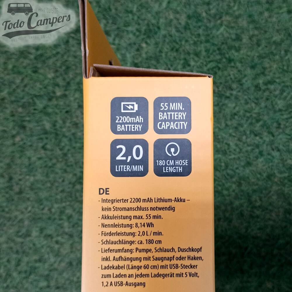 Especificaciones de la dicha portátil Camp4