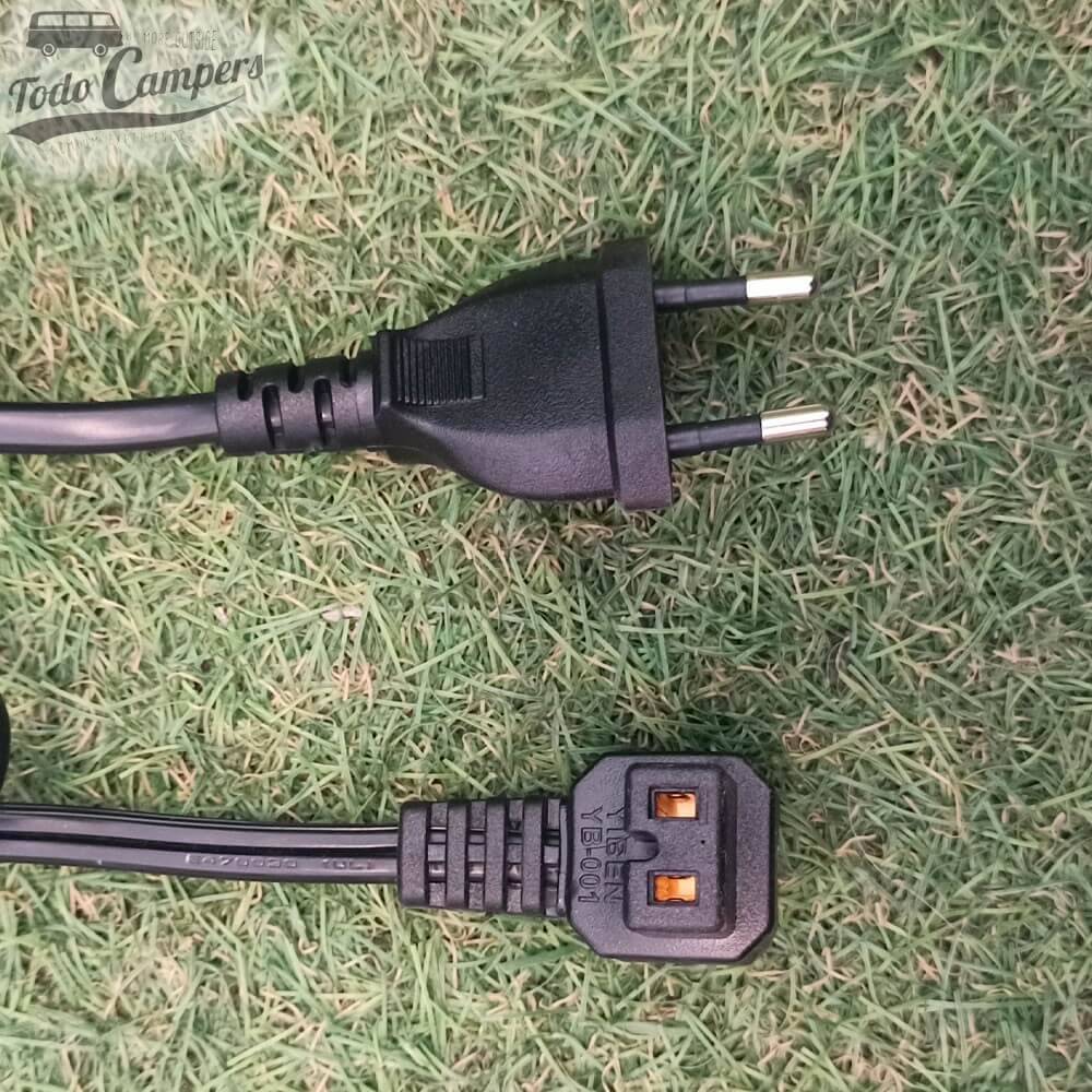 Transformador IP65 con cable de red 150 cm y cable conversor de 50 cm