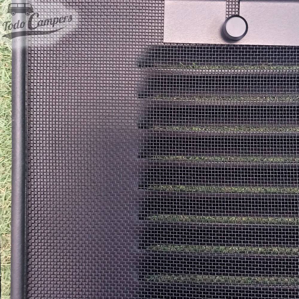 detalle de la rejilla del air vent para ventanas Carbest de T5 T6