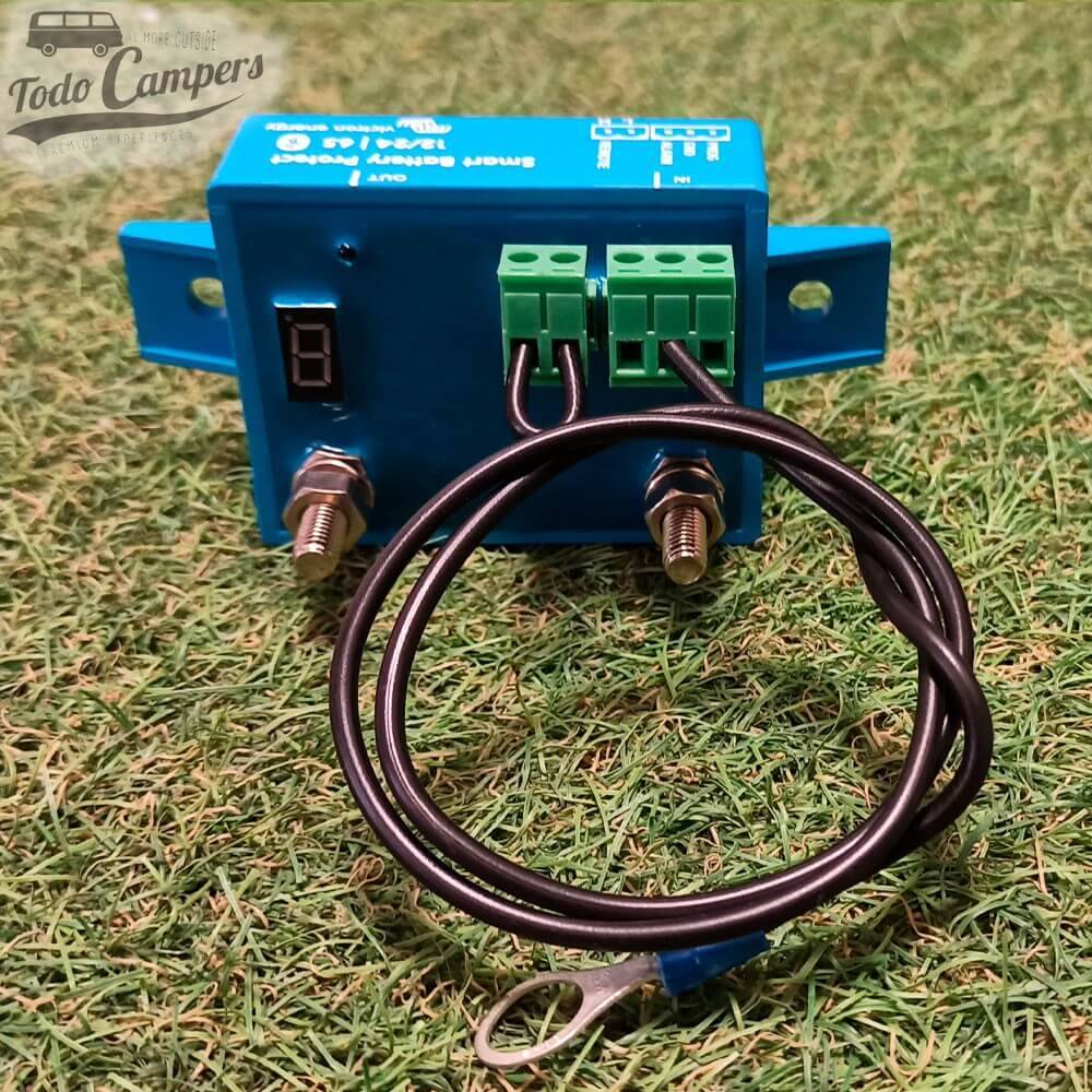 cable negativo de
CC conectado al Smart BT-65