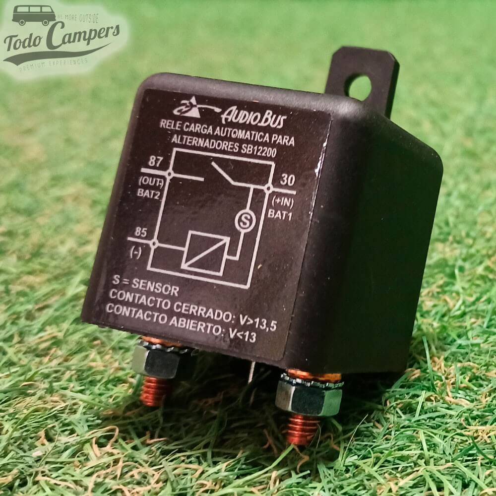 Relé automático separador de baterías de 120A - Audiobus