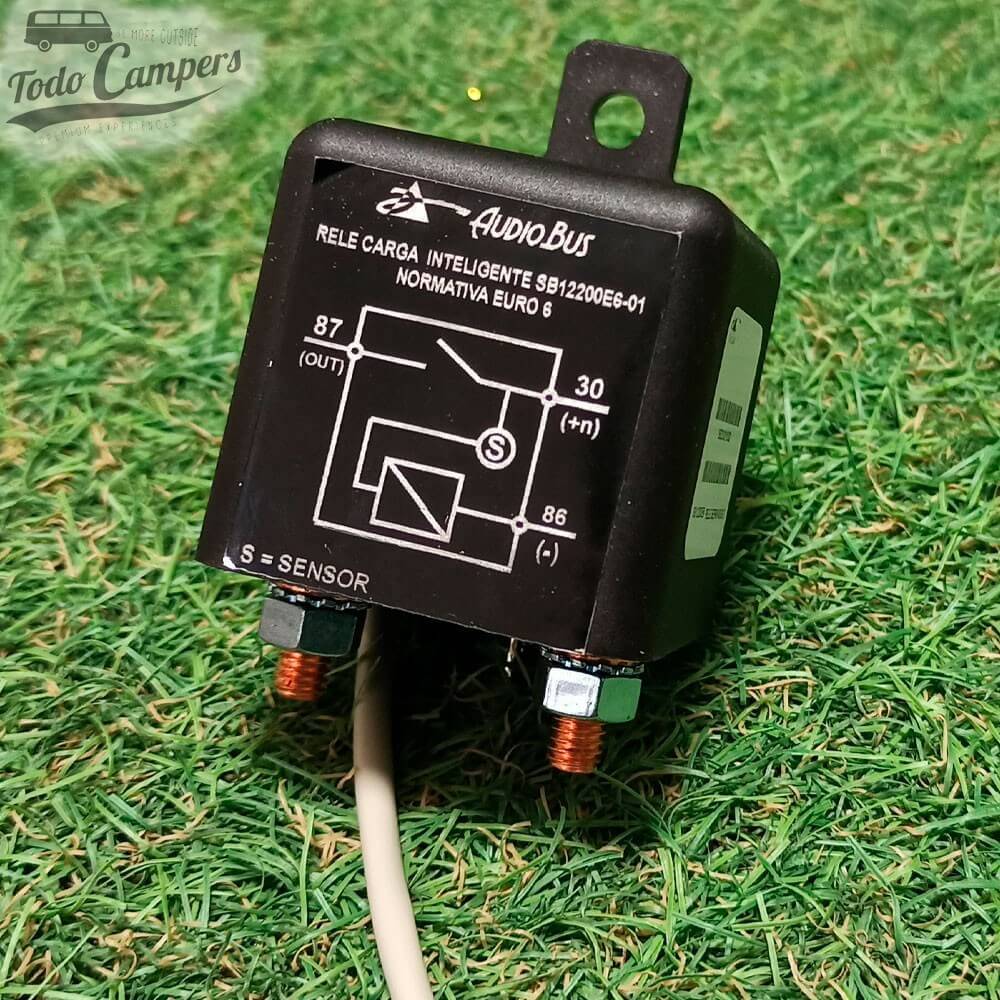 Relé automático separador de baterías EURO 6 de 120A con LED en salpicadero - Audiobus