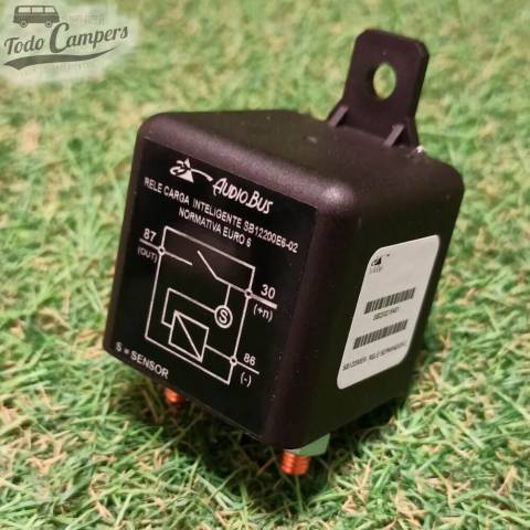 Relé automático separador de baterías EURO 6 de 120A con LED integrado - Audiobus