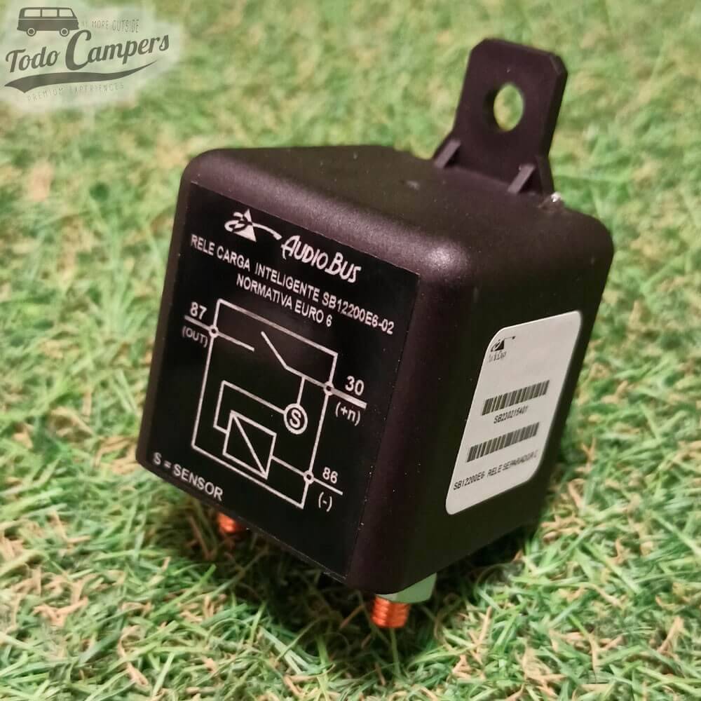Relé automático separador de baterías EURO 6 de 120A con LED integrado - Audiobus