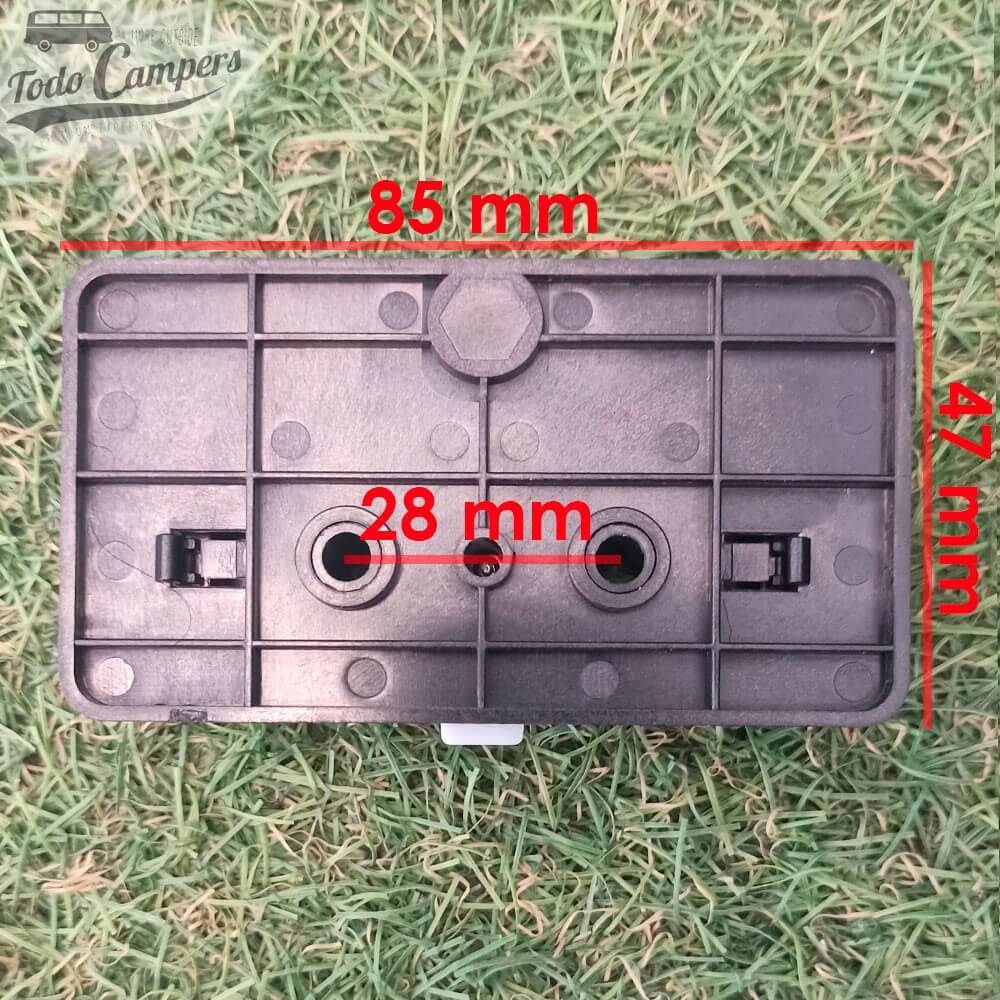 medidas de la caja portafusibles LUCAJ003 de Audiobus