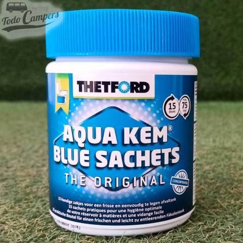 Bote de Aqua Kem Blue Sachets - 15 unidades