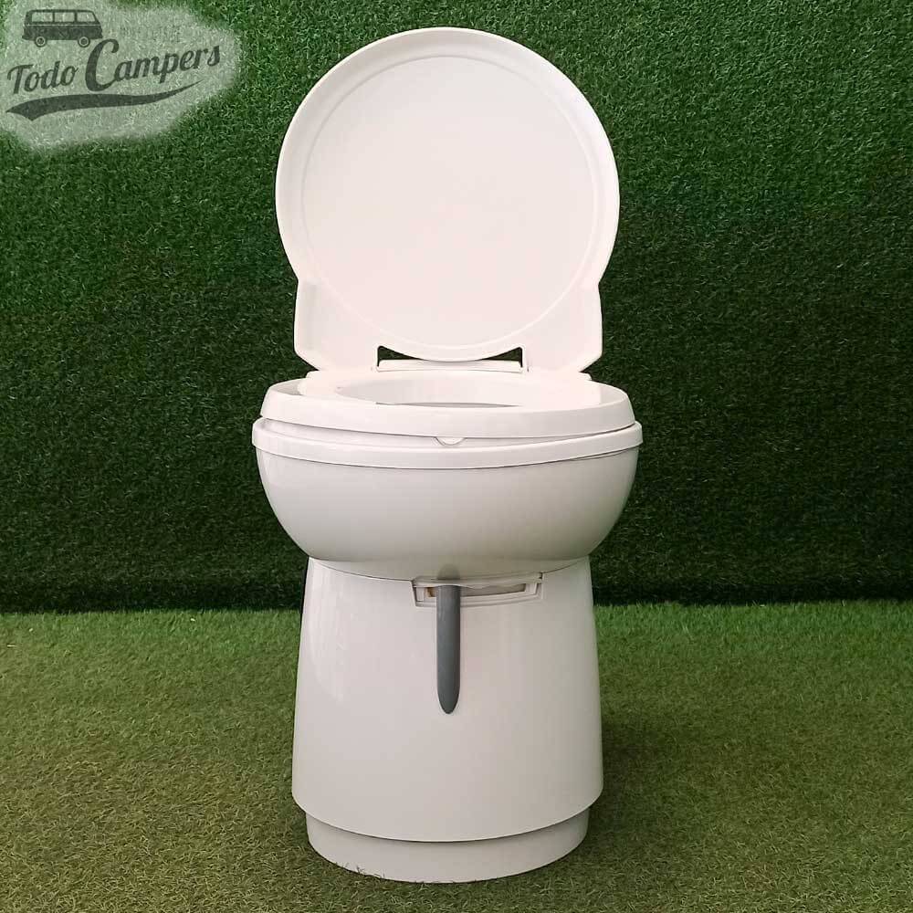 WC químico fijo de plástico modelo Thetford C263 S sin consola.