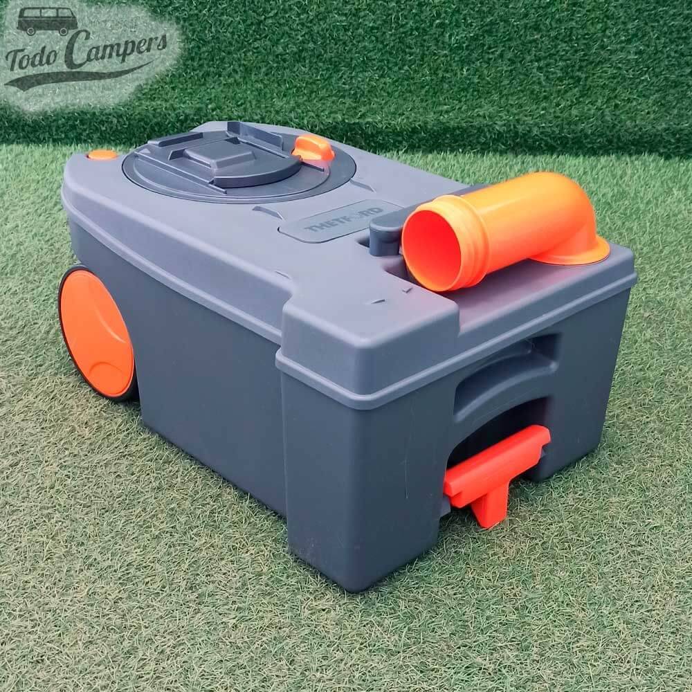 Depósito de residuos extraíble de 17,5 litros para vehículos Camper.