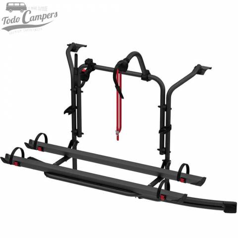 Portabicicletas Fiamma Carry Bike Deep Black para Ford Custom 2013-2023 con Portón Trasero Abatible - 2 BICIS