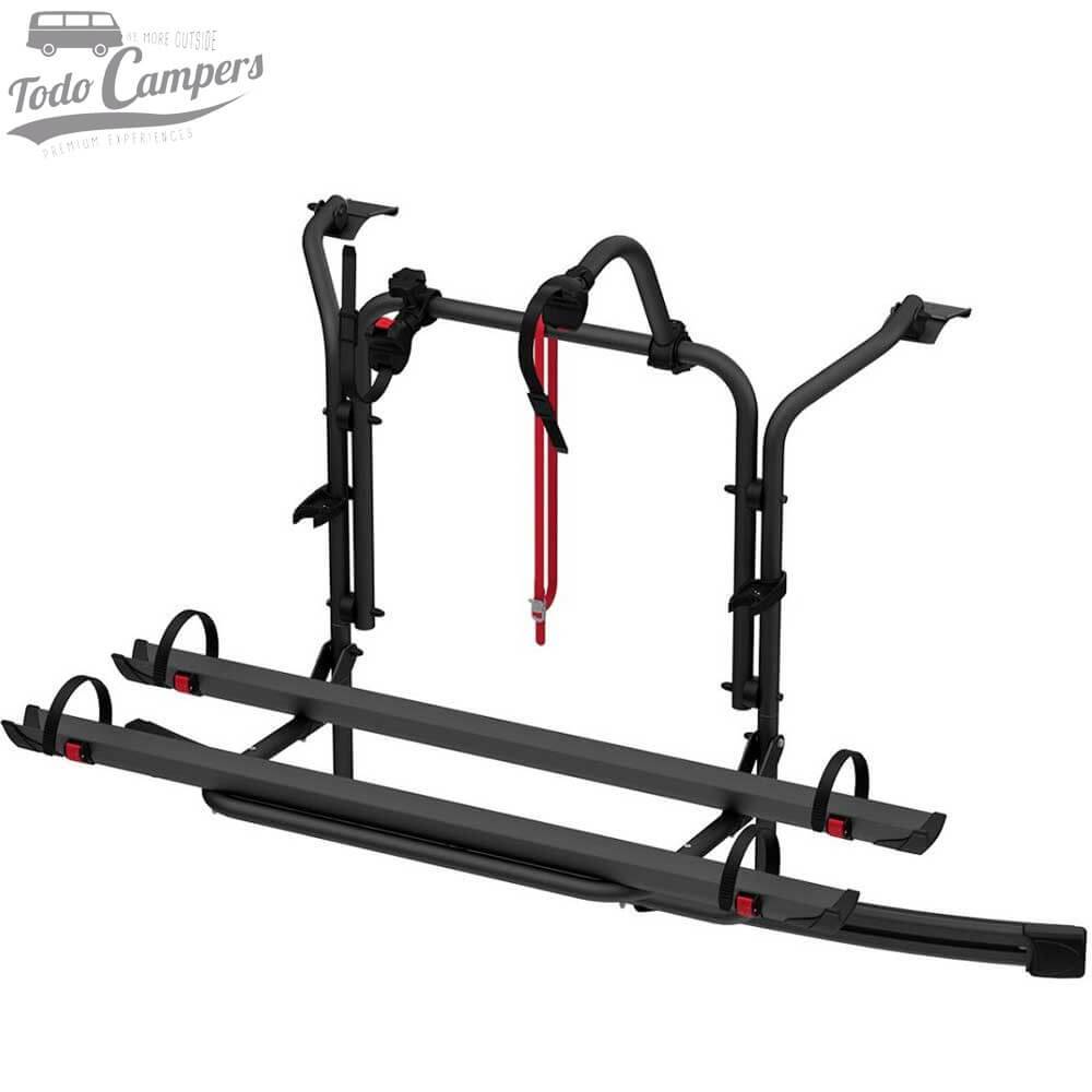 Portabicicletas Fiamma Carry Bike Deep Black para Ford Custom 2013-2023 con Portón Trasero Abatible - 2 BICIS