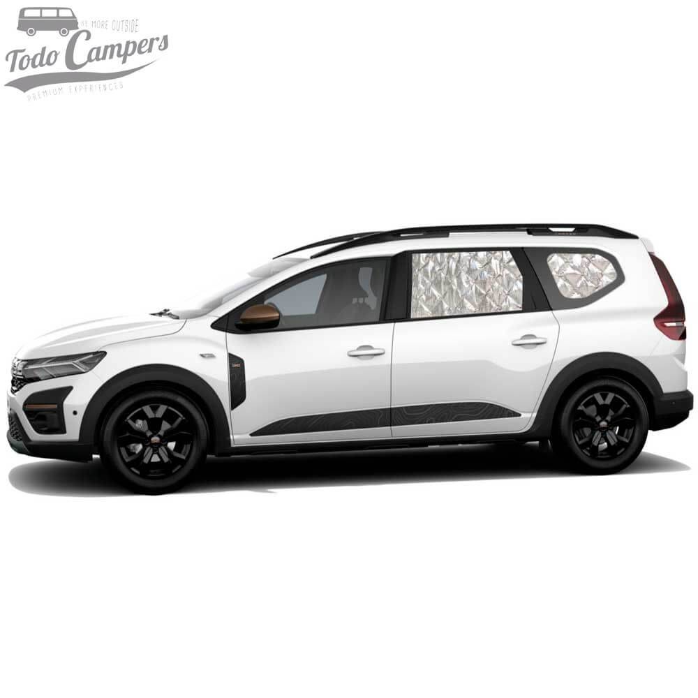 Cortinas Isotérmicas para Dacia Jogger desde 2022 - Habitáculo (janelas laterais)