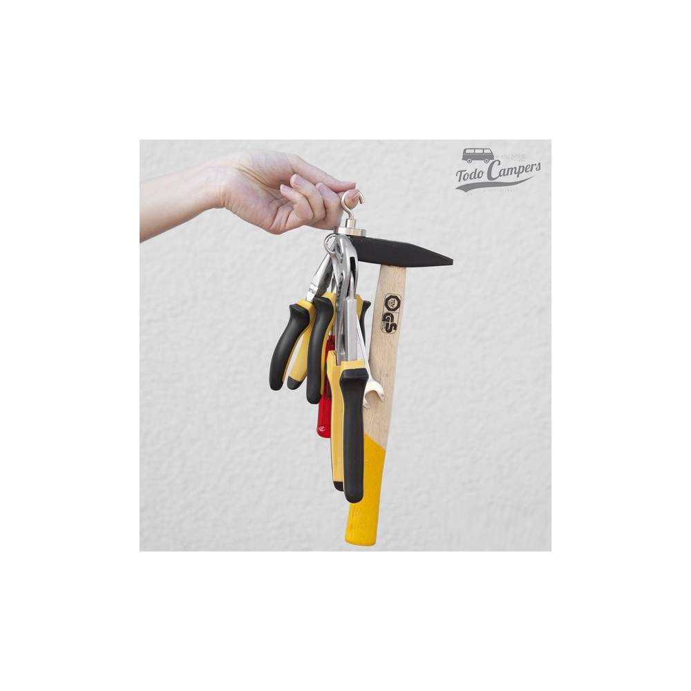 Íman com gancho para a sua carrinha, caravana ou autocaravana - Força 30 Kg