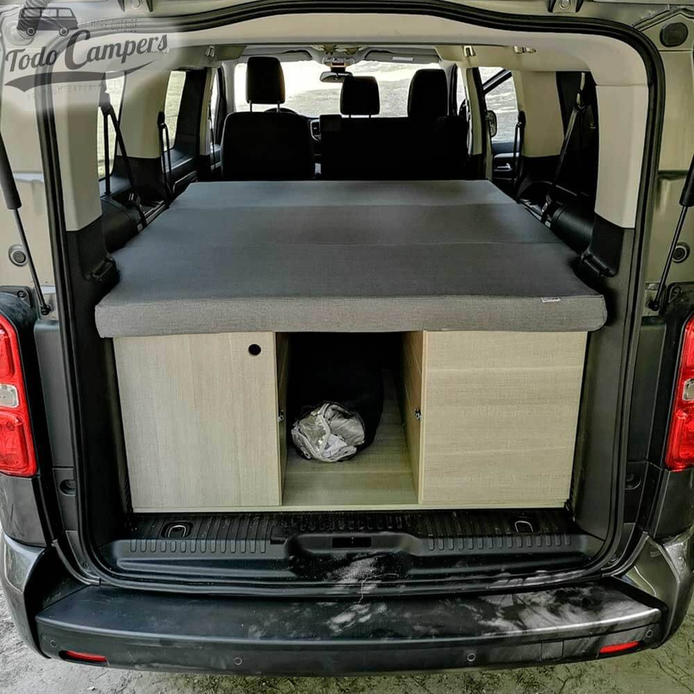 Colchón espuma HR (8 cm) desplegado para furgos Chasis K0