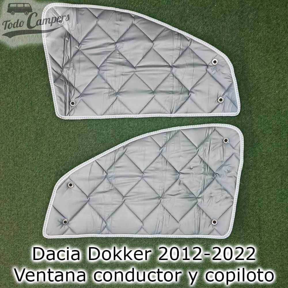 Interior de los aislantes térmicos de cabina (ventana de conductor y copiloto) para Dacia Dokker