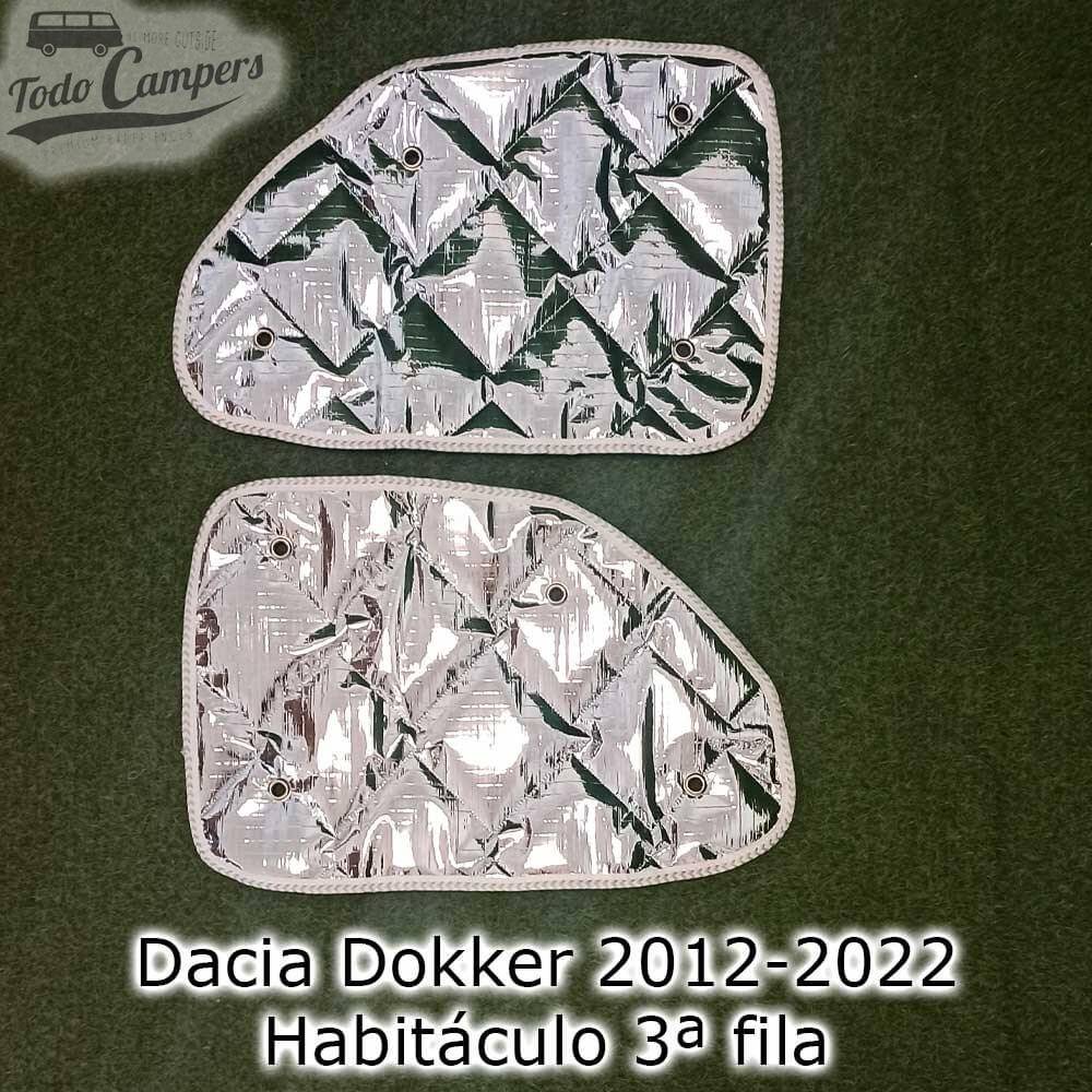 Aislantes térmicos de 3ª fila de Dacia Dokker