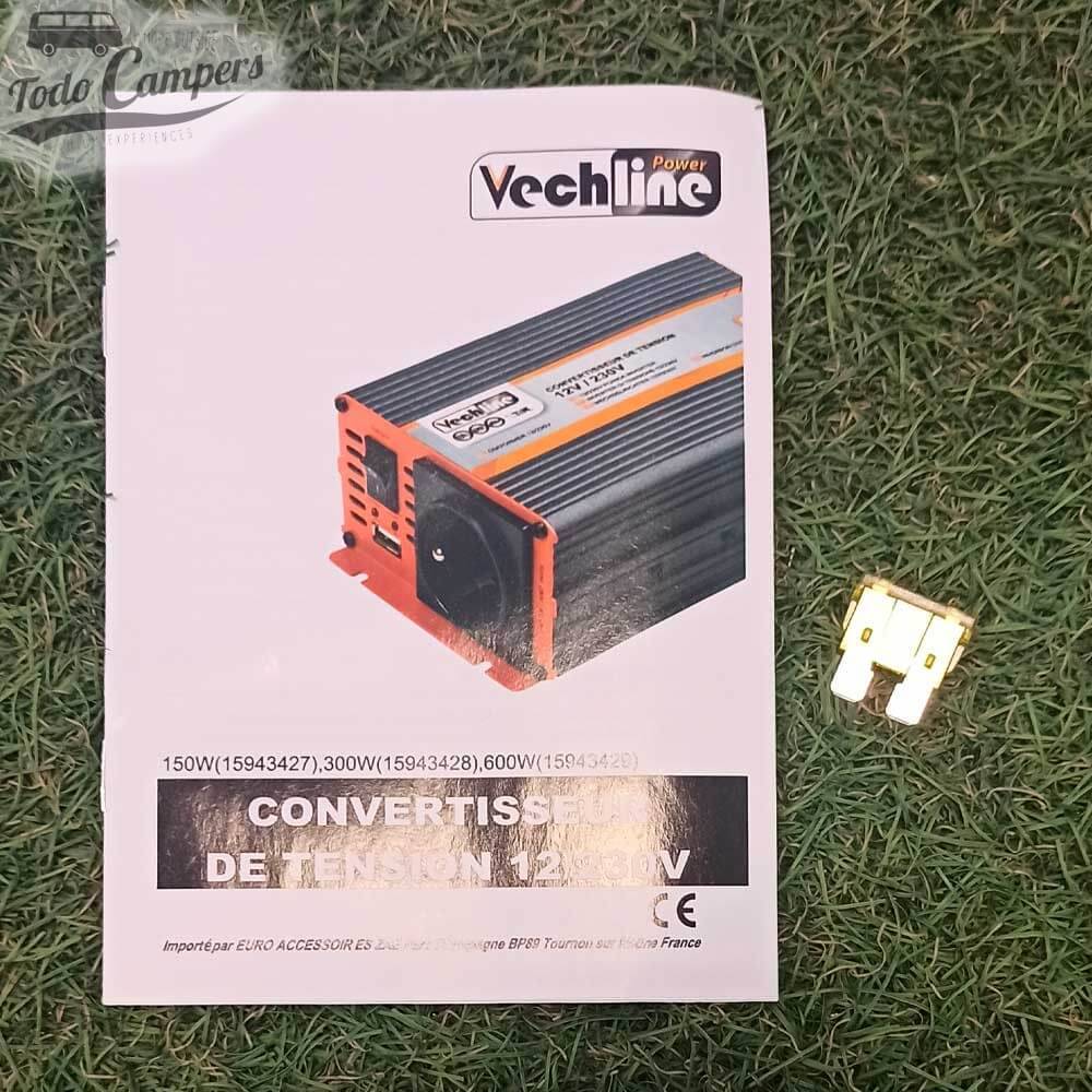 Manual de instalación y fusible del inversor de onda rectificada Vechline