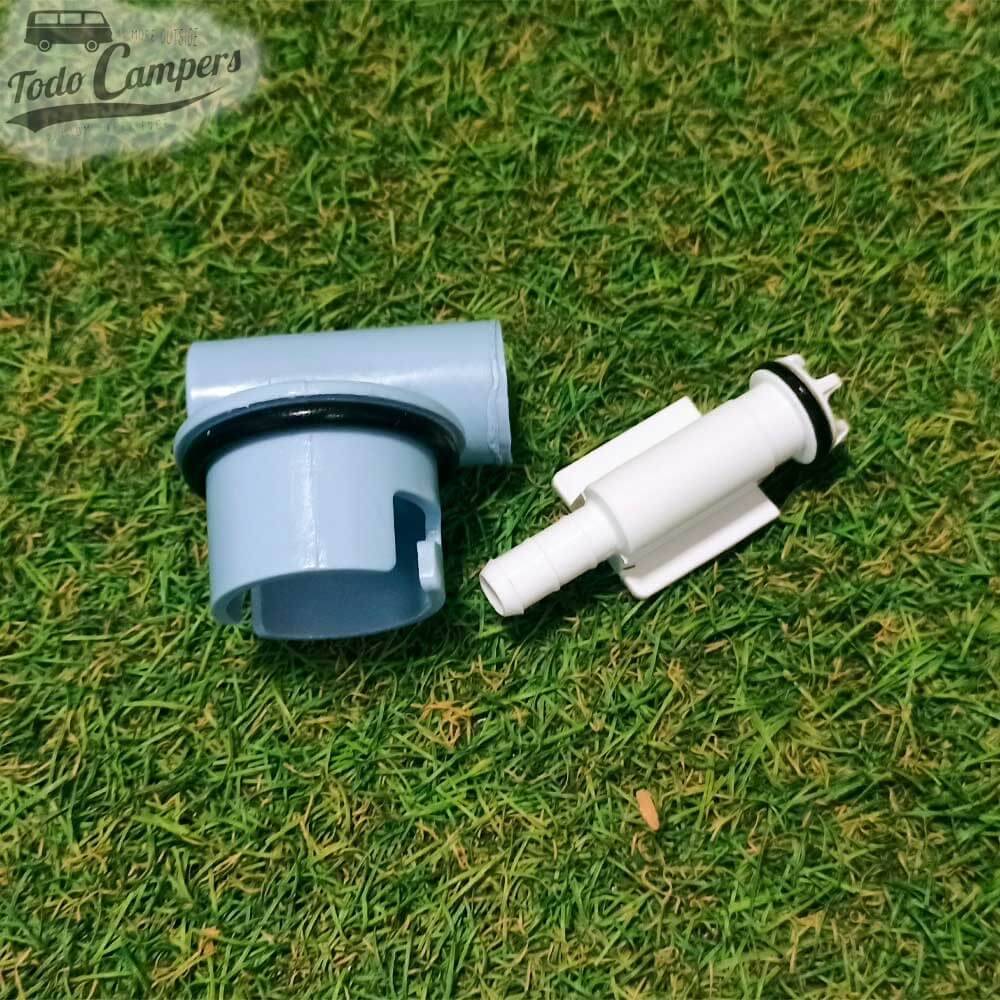 Conectores para juego de recambios de inodoros Dometic CT 3000 y 4000