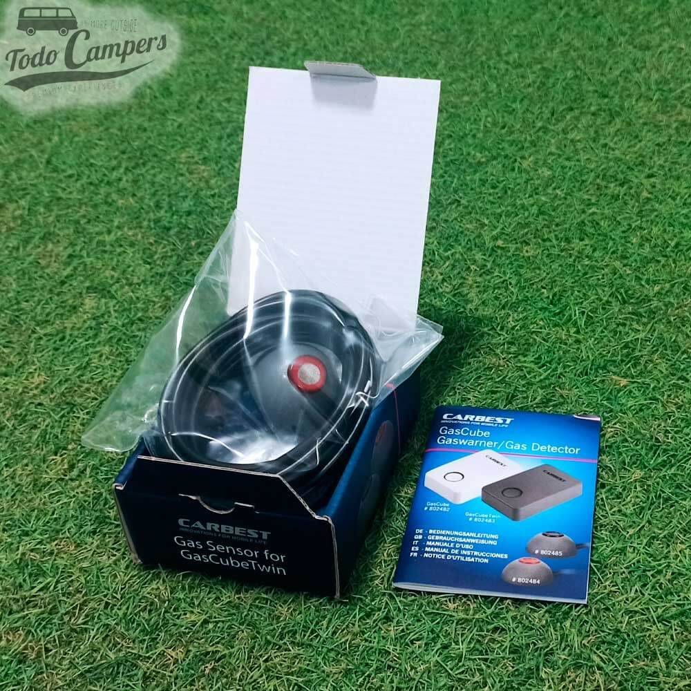 Contenido envase sensor adicional monóxido de carbono GasCube TWIN