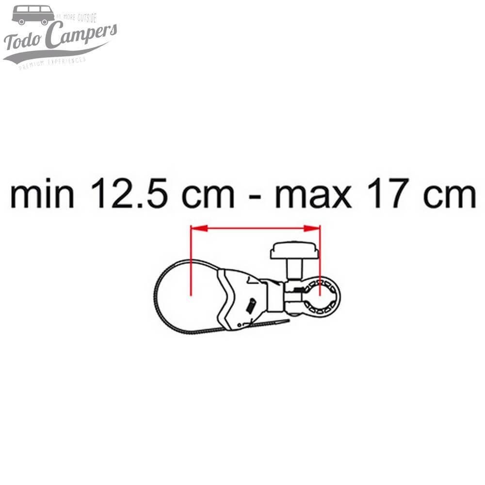 Medidas del Brazo Bike Block Pro 1 para el Portabicicletas Fiamma Carry Bike para Mercedes Vito 1996-2003