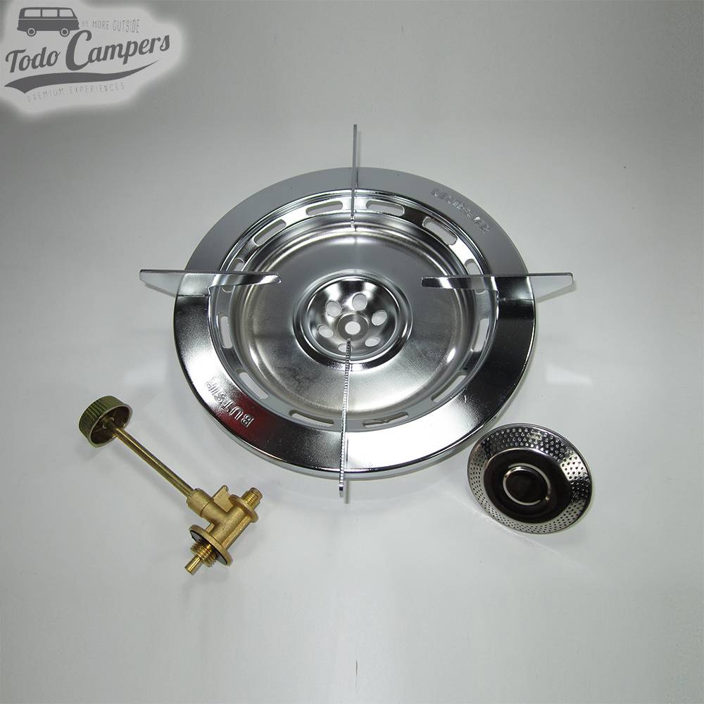 Hornillo portátil de gran potencia con asa incorporada