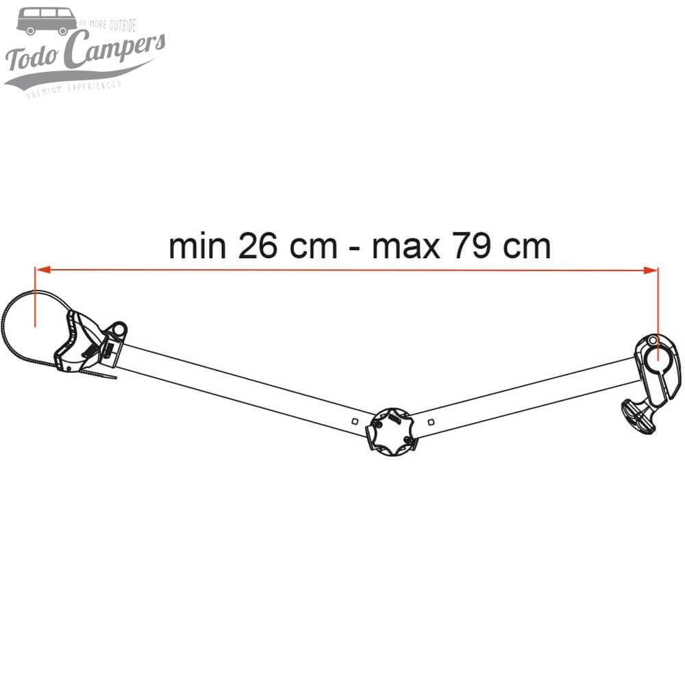 Medidas del Brazo Bike Block Pro S D3 Deep Black