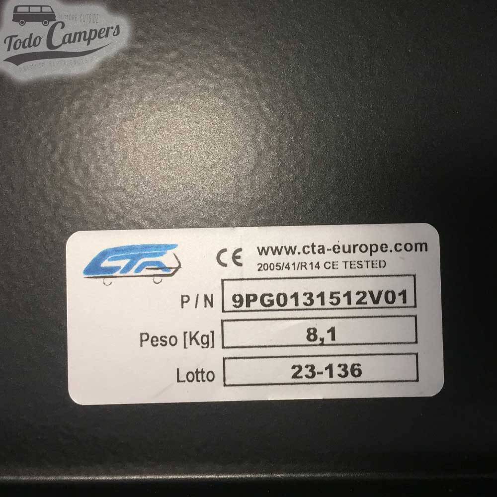 Identificación base giratoria para conductor para Trafic y Vivaro desde 2015 y Talento y NV300 desde 2016 - CTA