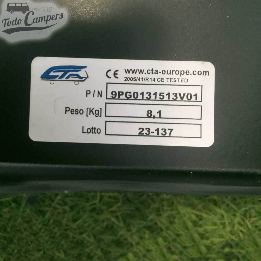 Detalle part number base giratoria asiendo de acompañante para Trafic y Vivaro desde 2015 y Talento y NV300 desde 2016 - CTA