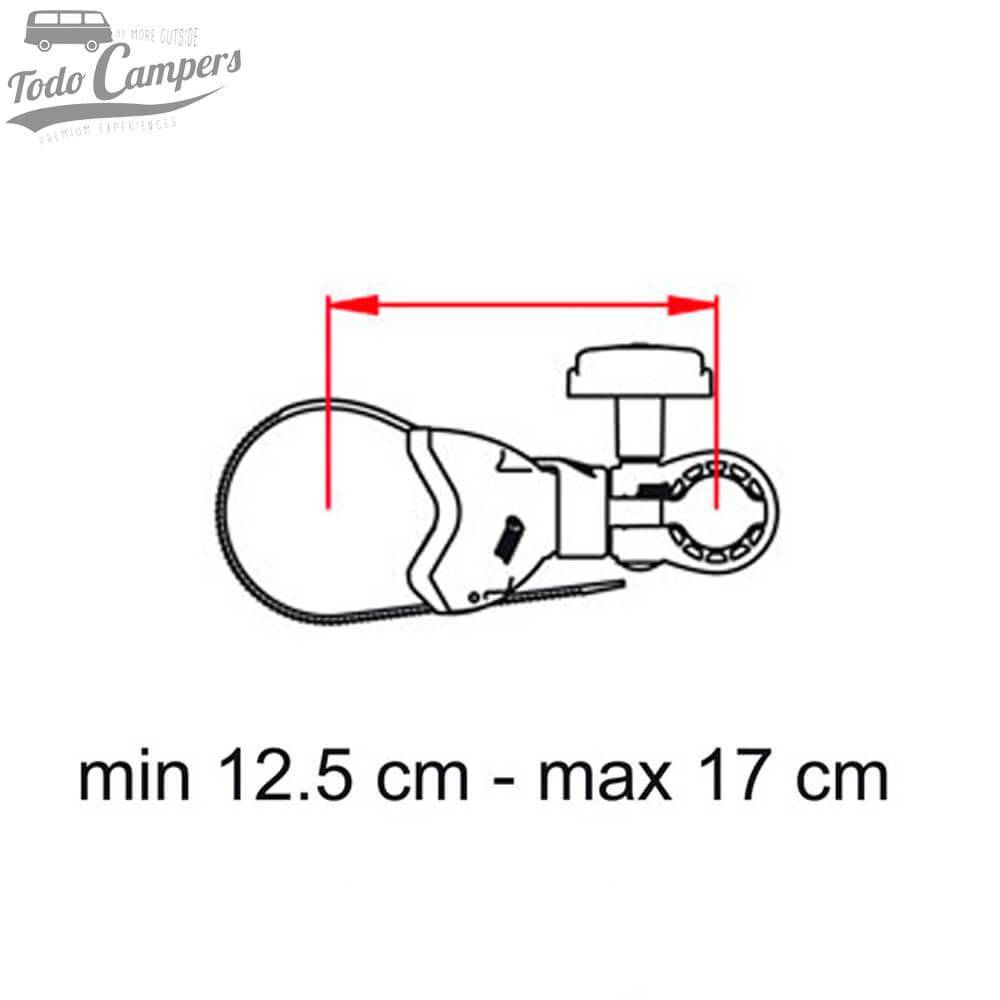 Medidas del brazo Bike Block Pro S1 de marca Fiamma