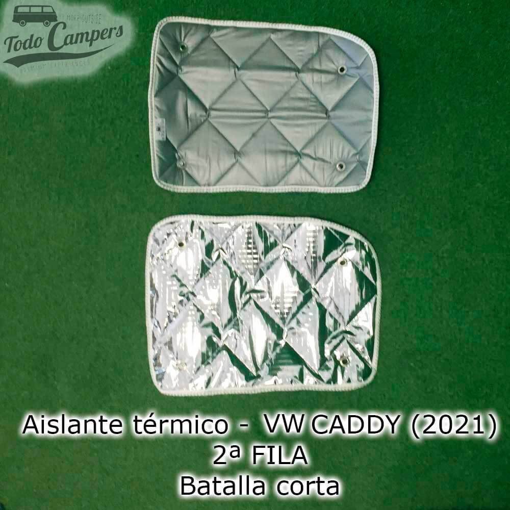 Aislantes térmicos 2ª fila de Volkswagen Caddy desde 2021 para batalla corta