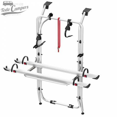 Portabicicletas Fiamma Carry Bike Trafic, Vivaro, Primastar, NV300 y Talento desde 2002 Portón T Abatible - 2 BICIS - 2 E-BIKES