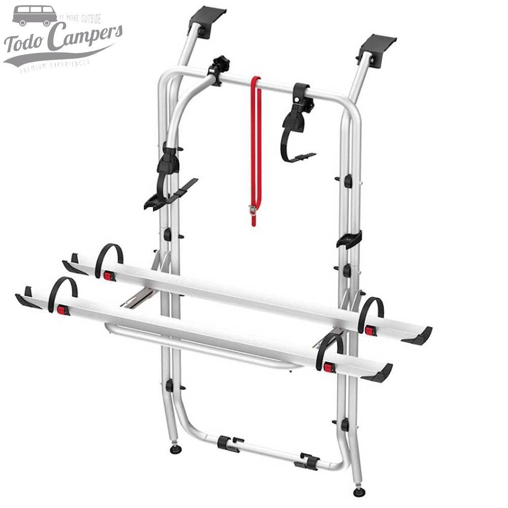 Portabicicletas Fiamma Carry Bike Trafic, Vivaro, Primastar, NV300 y Talento desde 2002 Portón T Abatible - 2 BICIS - 2 E-BIKES