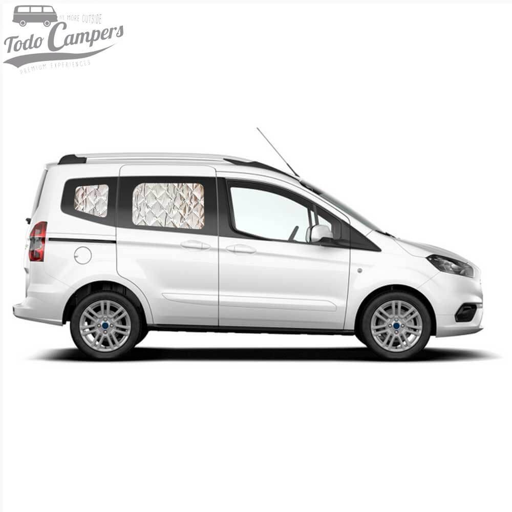 Cortinas isorérmicas para Ford Transit Courier e Tourneo Courier 2014-2023 - Habitáculo (janelas laterais)