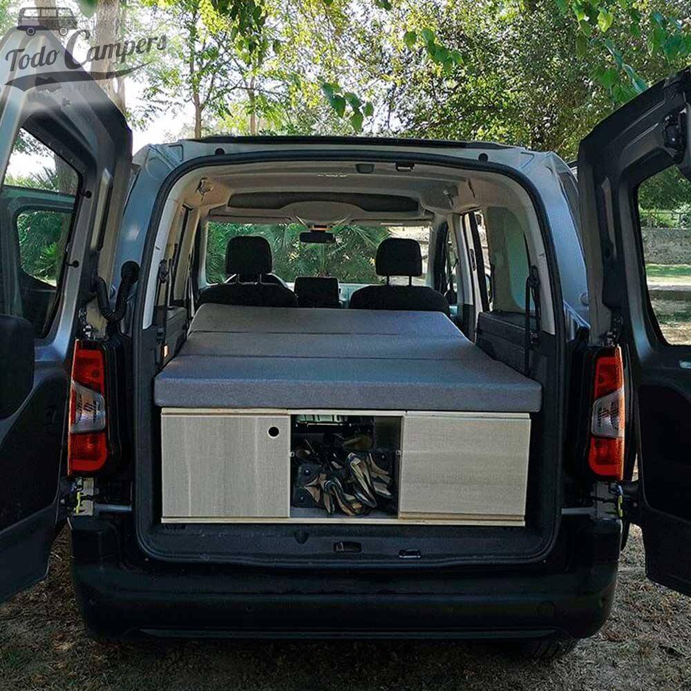 Colchão de espuma HR + viscoelástica (5cm+3 cm) para carrinhas pequenas - CHENILE