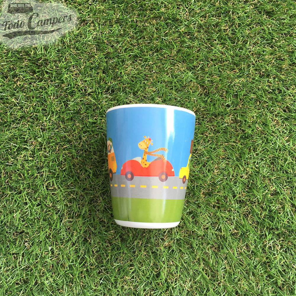 Copo de Melamina Infantil Animal Traffic