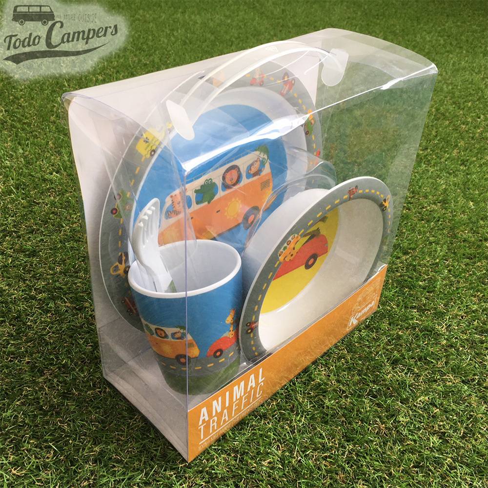 Loiça de Melamina Infantil Animal Traffic