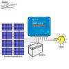 Ejemplo circuito Regulador Victron SmartSolar 75/15