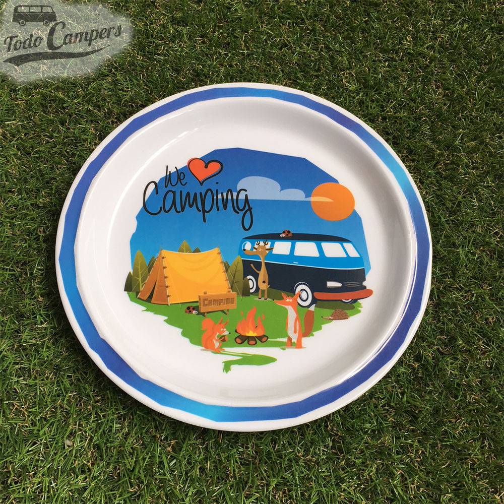 plato llano infantil de we love camping
