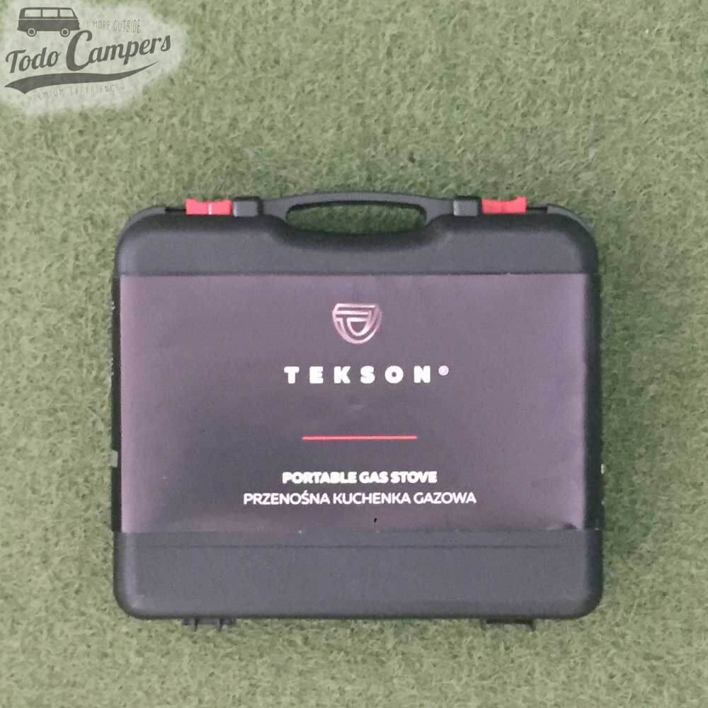 Maletín de almacenamiento y transporte para la cocina hornilla portátil de gas Stove Tekson DUAL - Cartucho B-250 y Bombona