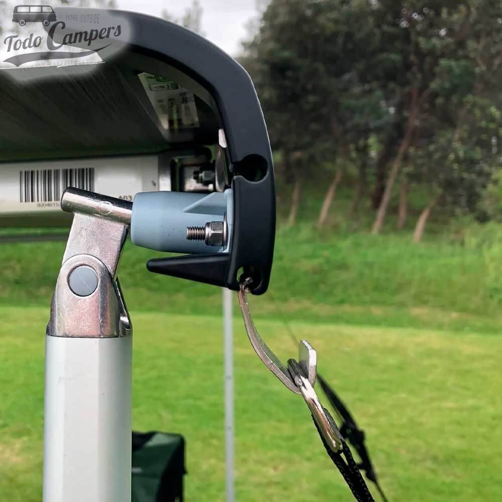 vientos Tie Down S que se colocan en la carcasa del toldo Fiamma