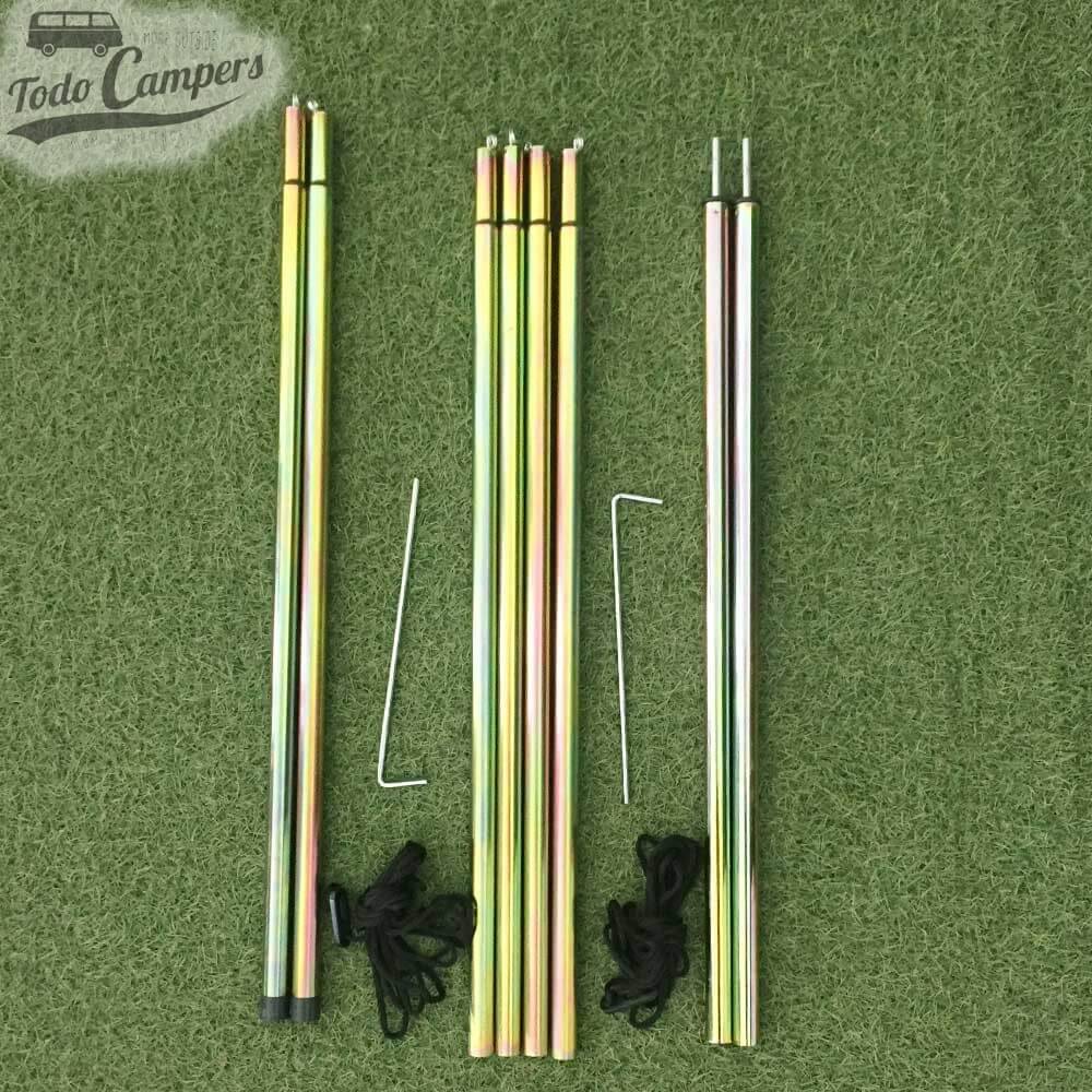 Contenido envase del pack para toldo y cabina avancé Vancabin