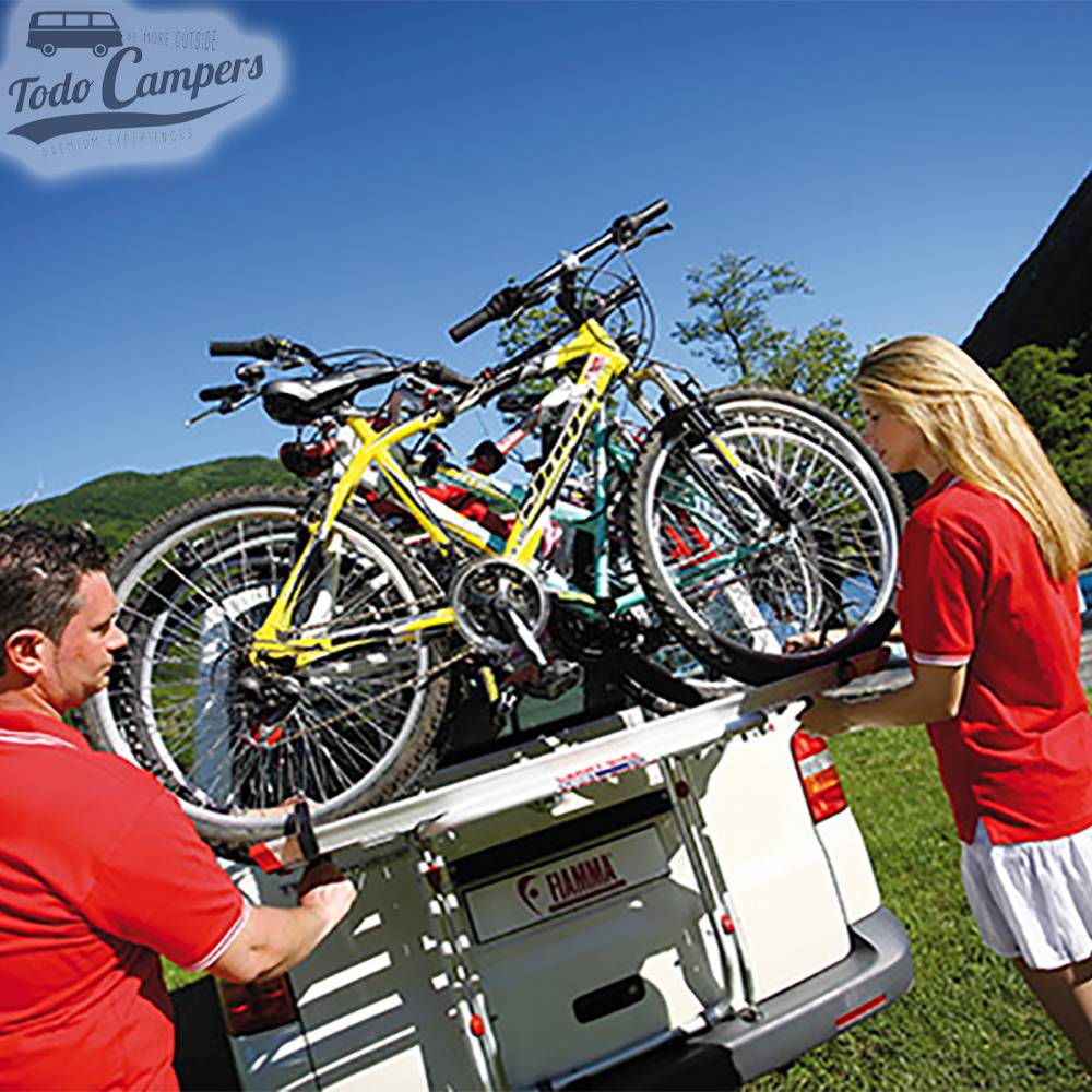Disfruta de tu bicicleta y llévala en tu furgoneta Volkswagen T5