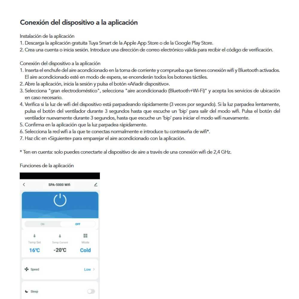 conexión Bluetooth y Wi-Fi y control a través de App del Mestic SPA-5000