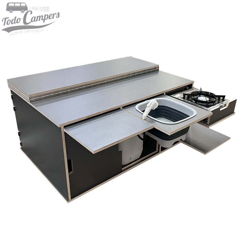 Kit mueble camper con accesorios incluidos