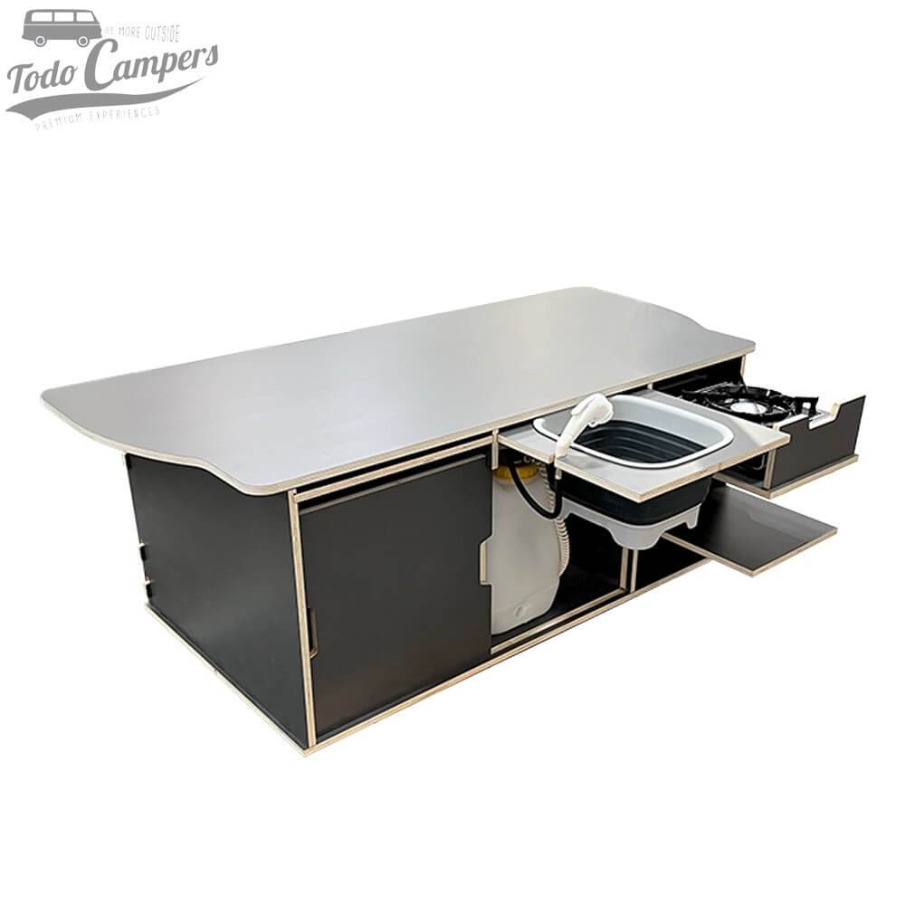 Kit mueble camper con accesorios incluidos para T5 y T6