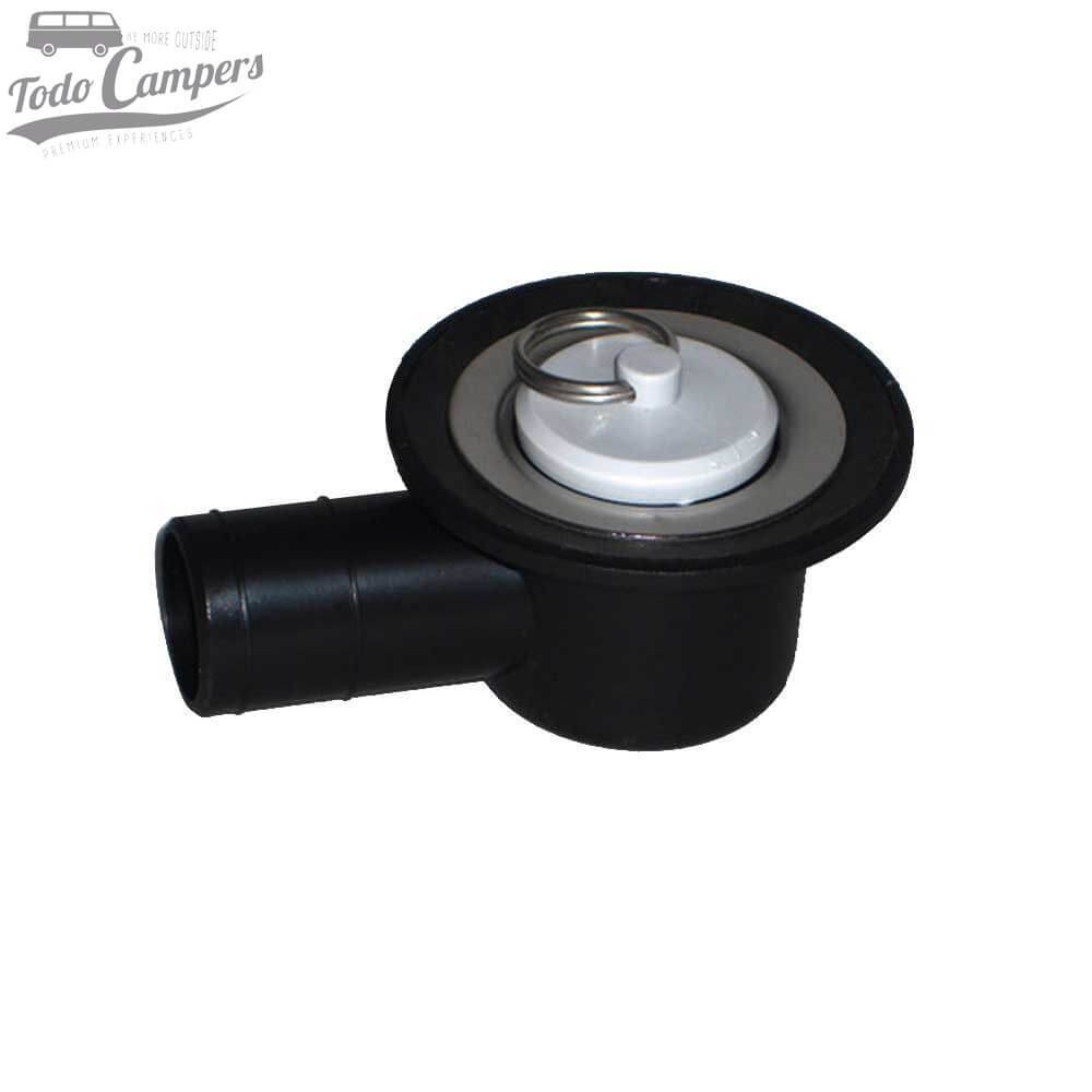 Desagüe en codo - Salida 28 mm - Tipo F