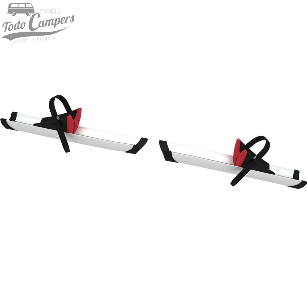 Calha adicional para incrementar o número de bicicletas. Porta-bicicletas para carrinhas, autocaravanas ou caravanas