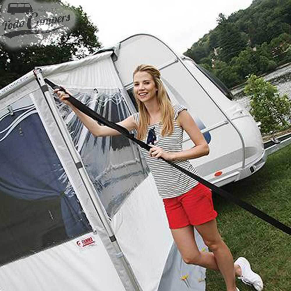 Tensores o Vientos Tie Down S para toldo Fiamma F35 y Caravanstore - Color Negro